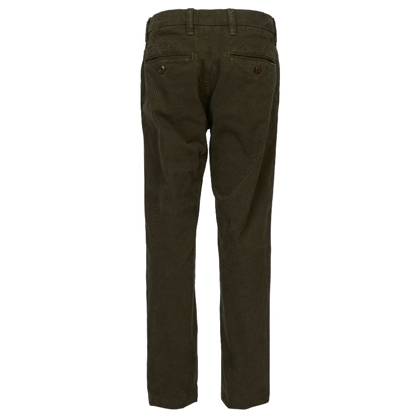 Garçon Pantalon Chino Ajusté Et Élégant En Vert