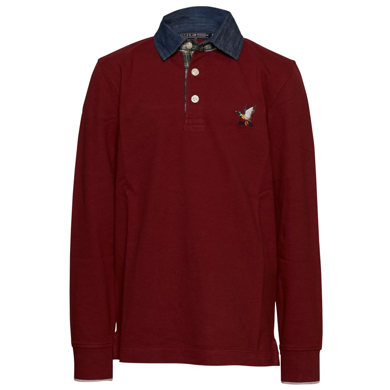 Garçon Polo En Coton Sur Mesure De Couleur Rouge