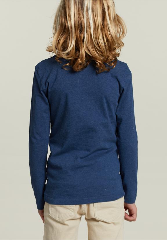 T-shirt Fantaisie en Coton Marine Mix - Bleu