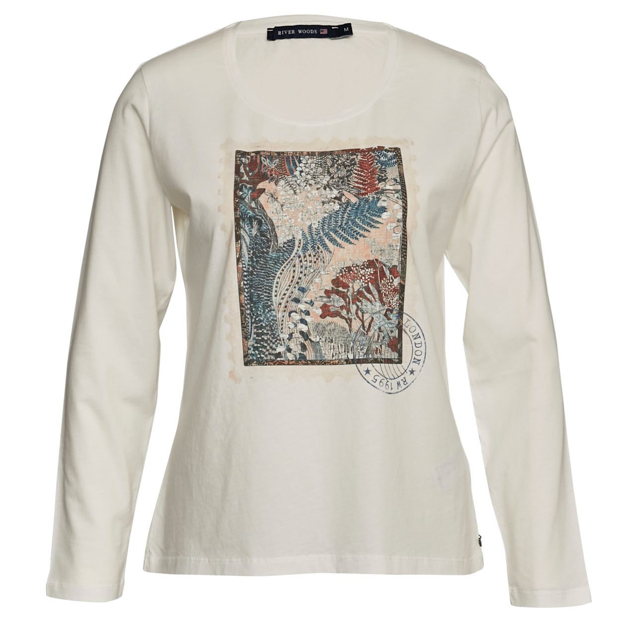 Femme T-shirt Basique De Couleur Blanc Cassé