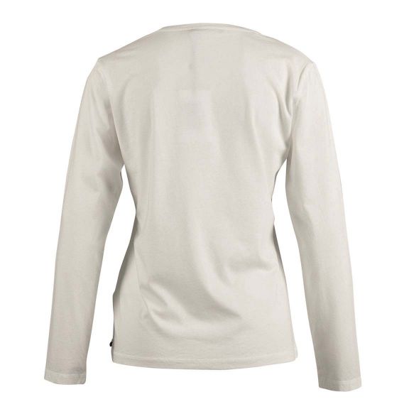 Femme T-shirt Basique De Couleur Blanc Cassé