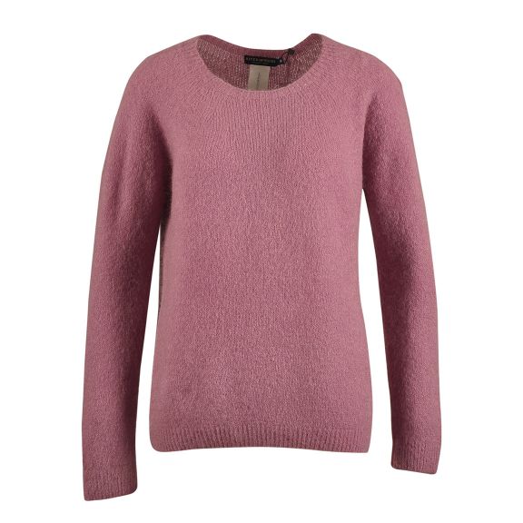 Femme Pull À Encolure Bateau Doux En Rose