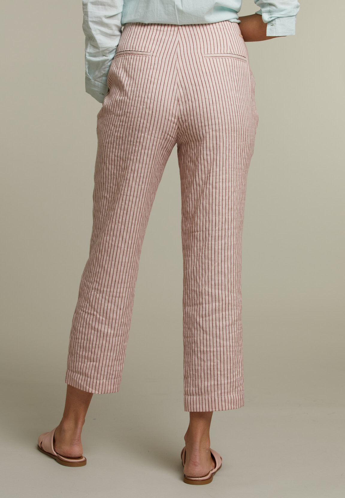 Multicolor Striped Pant - Pink