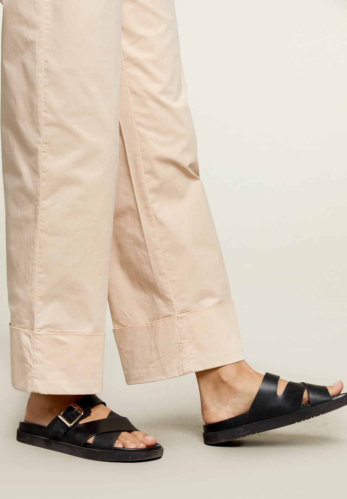 Straight Pants Peach - Orange