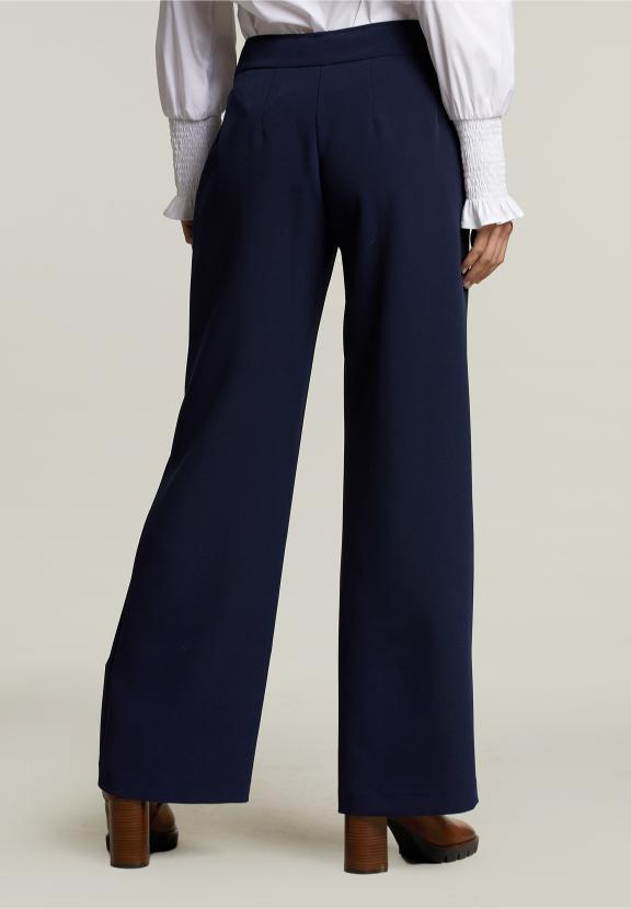 Pantalon Classique Stretch Bleu