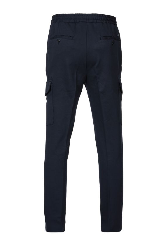 Homme Pantalon De Jogging Cargo Bleu Marine