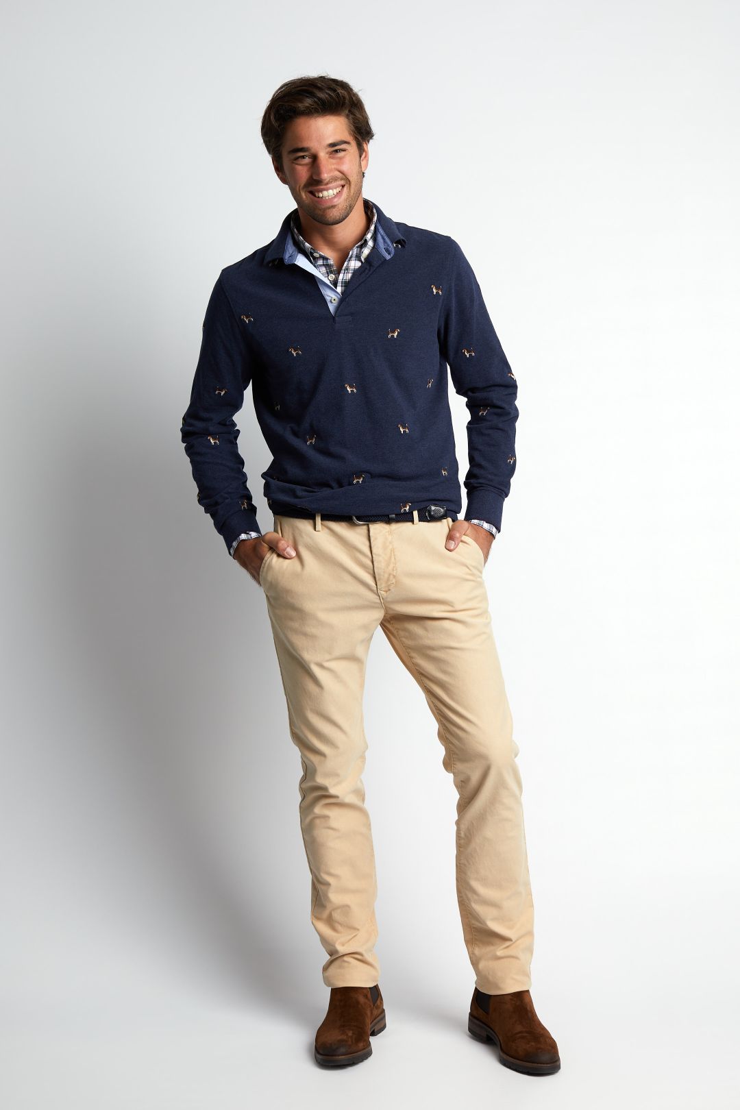 Homme Polo En Coton Sur Mesure