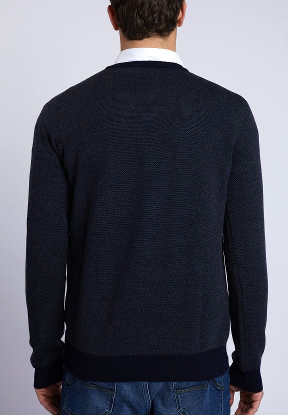 Homme Pull En Laine Mérinos Sur Mesure