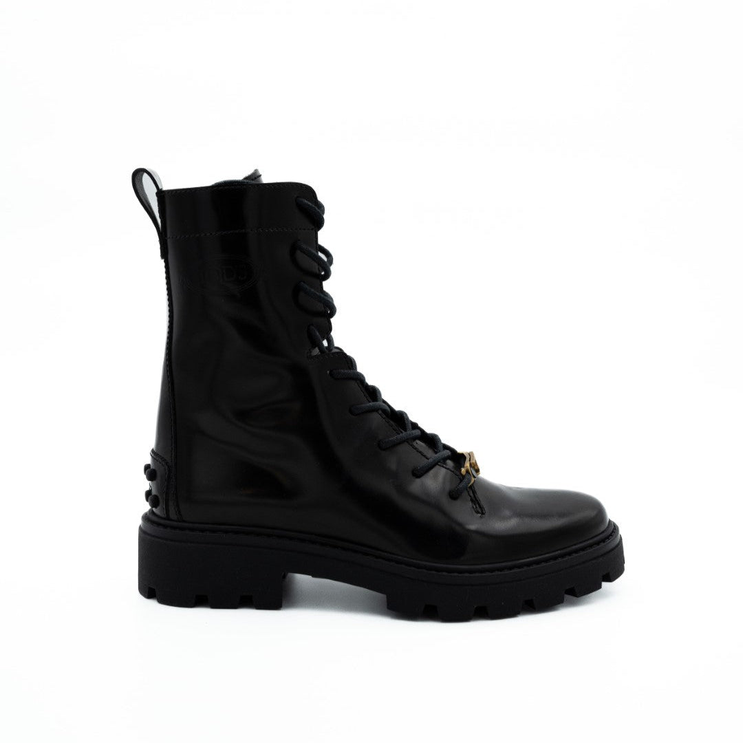 Tod's - Combat Boots - Noir