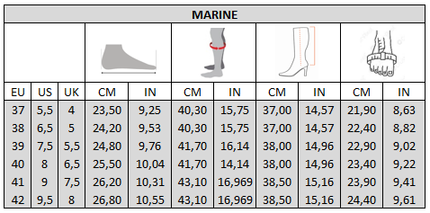 Bottes Mollets Larges XL - Modèle Marine - Brown