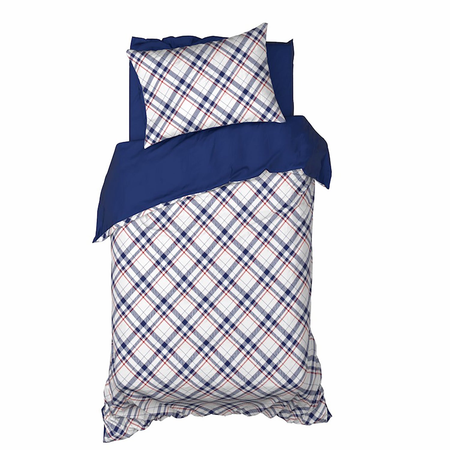 TANGLE Collection - Tartan Blue Indigo