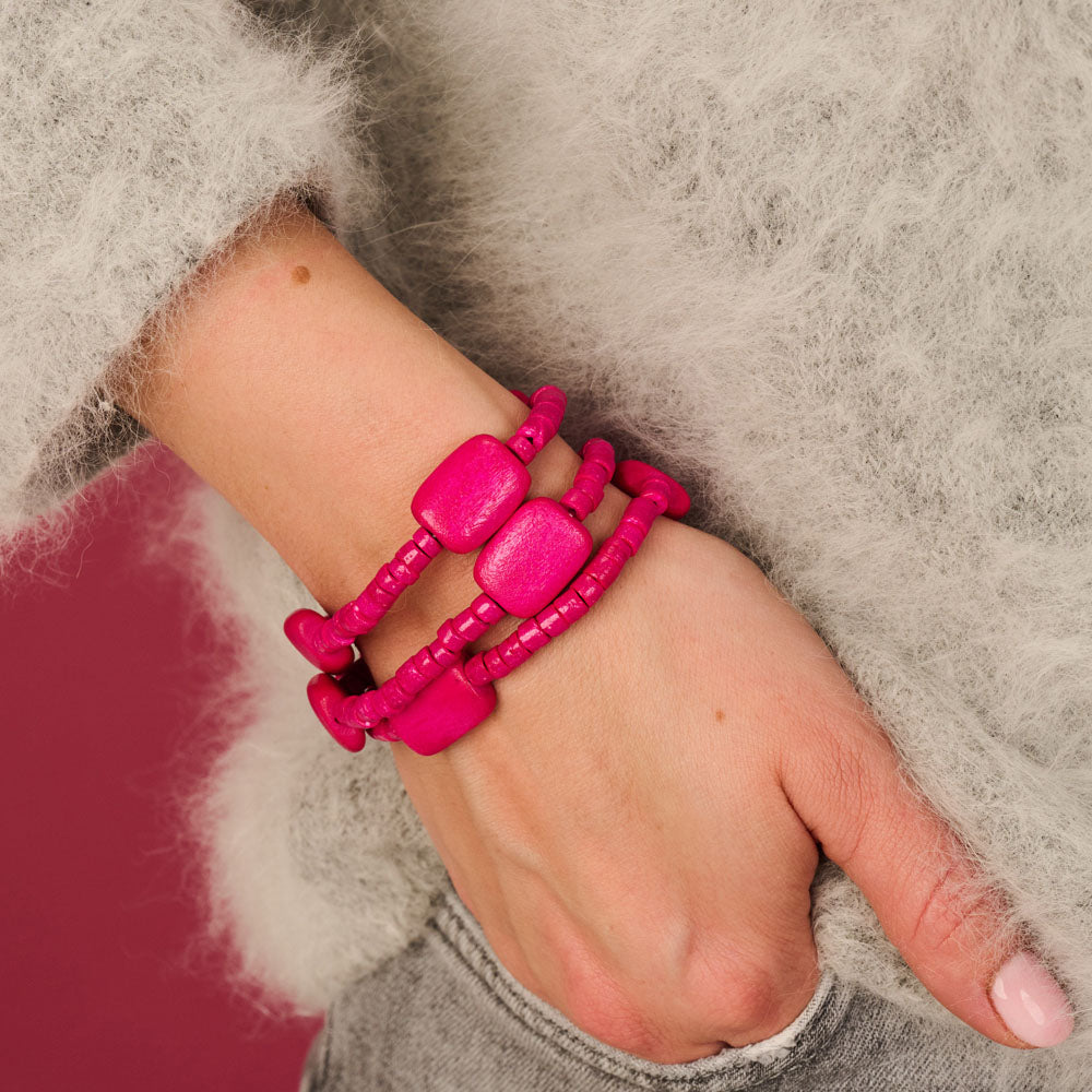 Armband - Unique (Ab) - Fushia