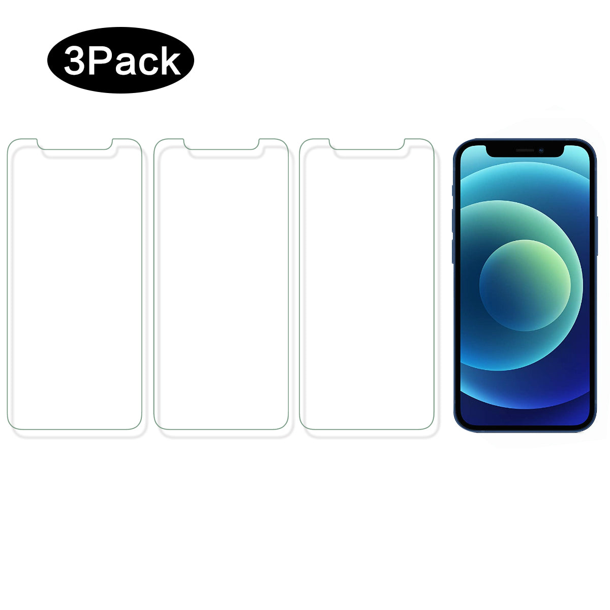 Pack De 3 Verres Trempes Pour Iphone 12 Mini - Transparent