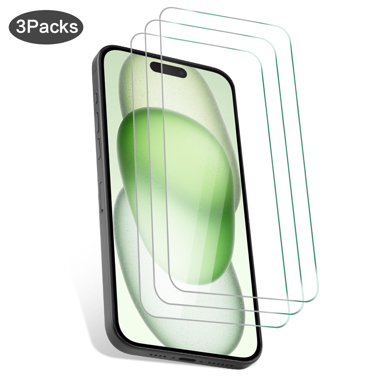 Pack De 3 Verres Trempes Iphone 15 Plus - Transparent