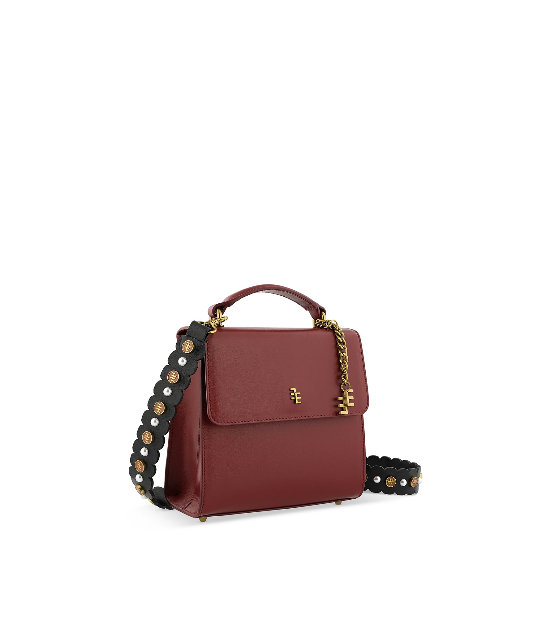 Cecile Top Handle Red Bag