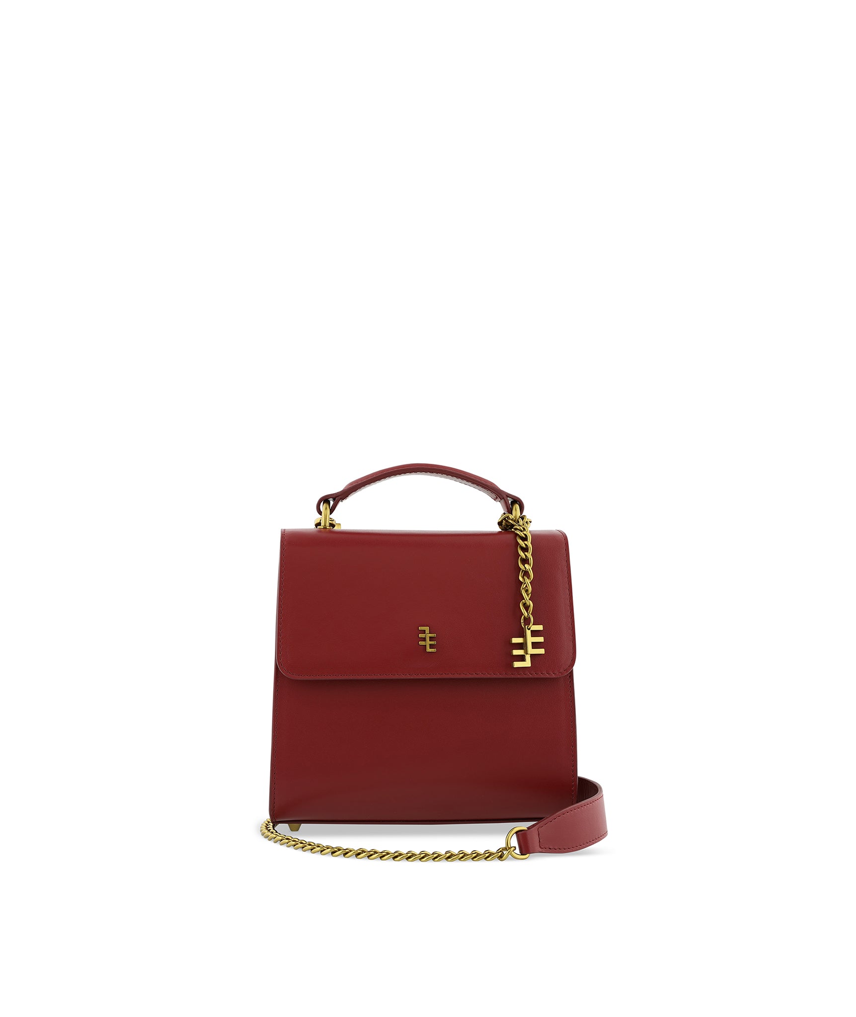 Cecile Top Handle Red Bag