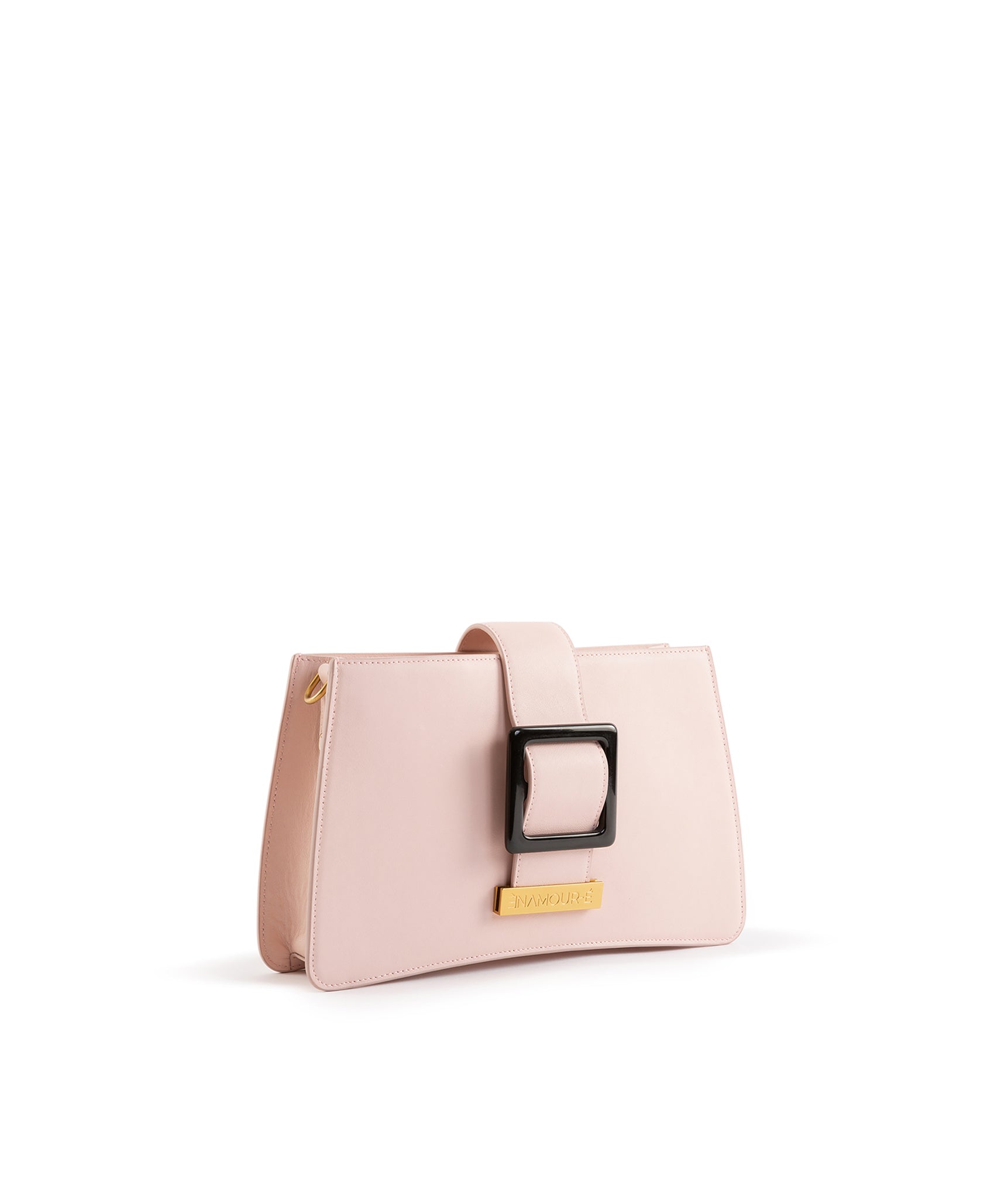 Rosalie Soft Curved Ew Pink Bag