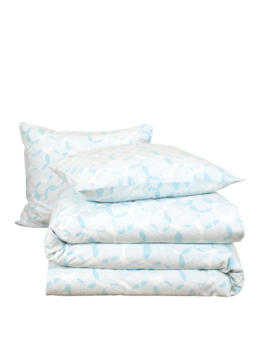 Parure linge de lit blanche mint