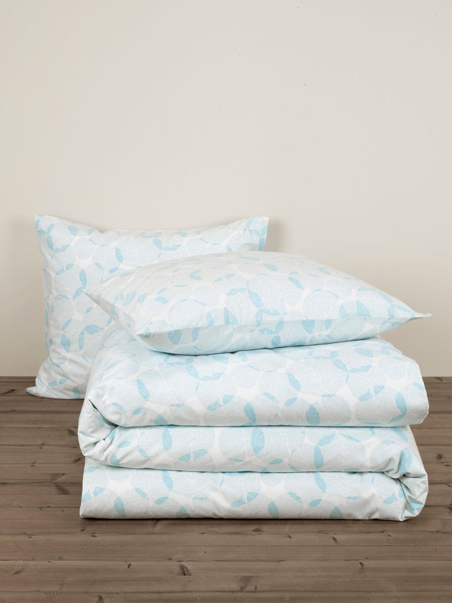 Parure linge de lit blanche mint