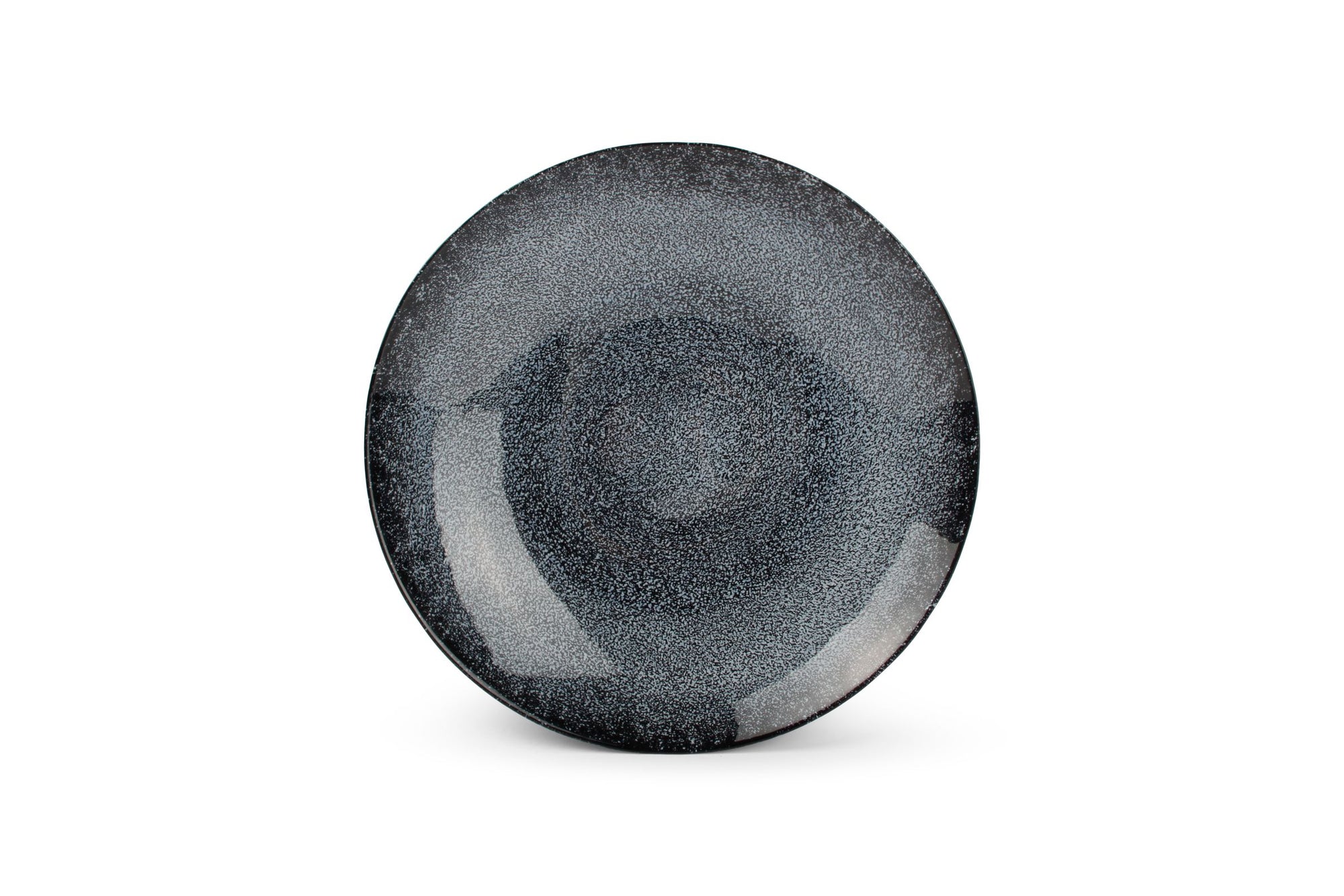 S&P - Plat décoratif 33xH6cm verre midnight Cosmo