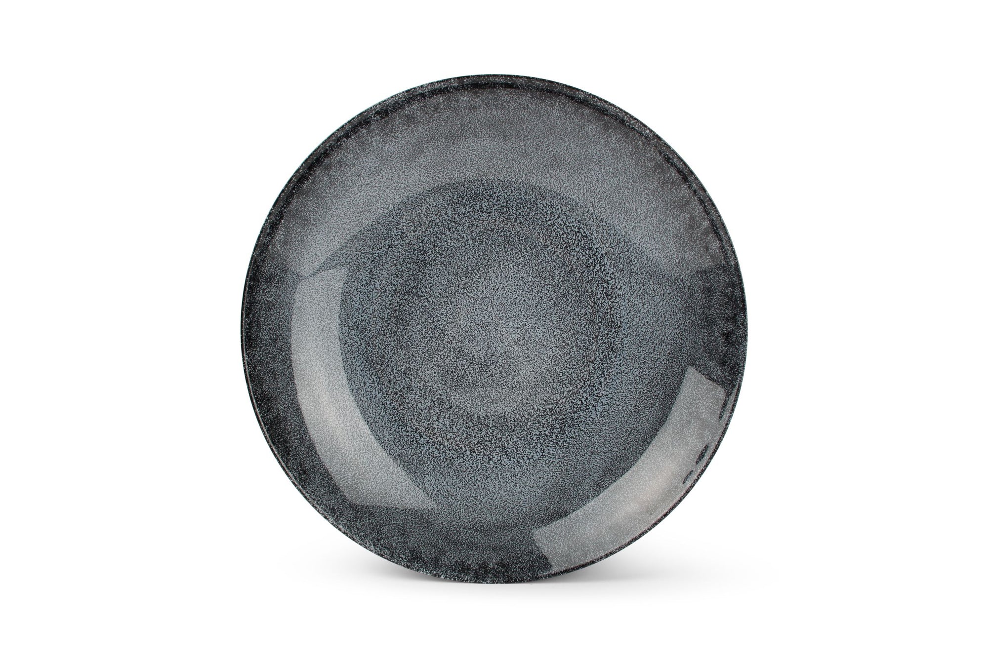 S&P - Plat décoratif 40xH6,2cm verre midnight Cosmo