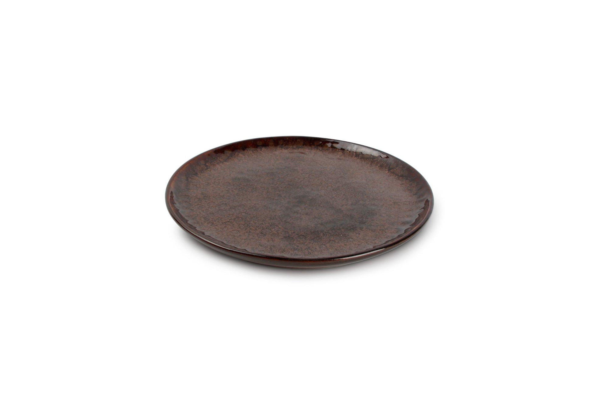 S&P - Assiette Plate 21cm Brun Primal - 1 Set - 4 Pièces