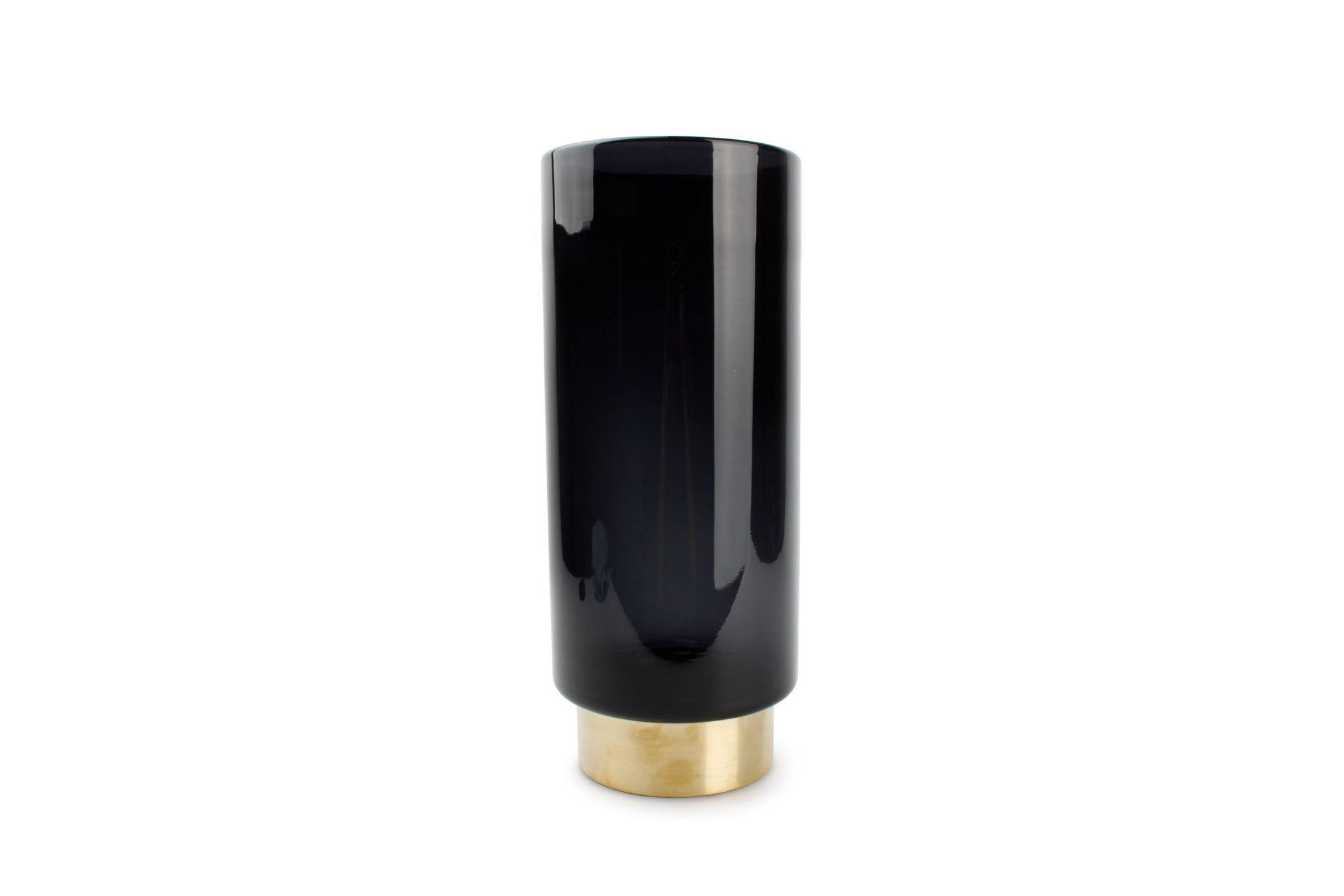 S&P - Vase 14,5xh35cm Noir Manon