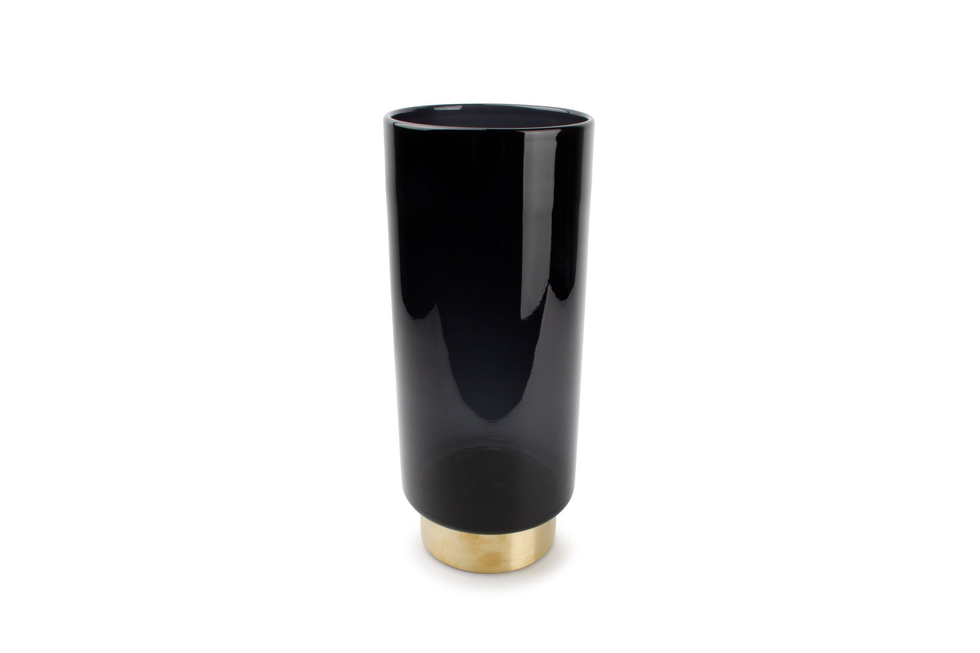 S&P - Vase 14,5xh35cm Noir Manon