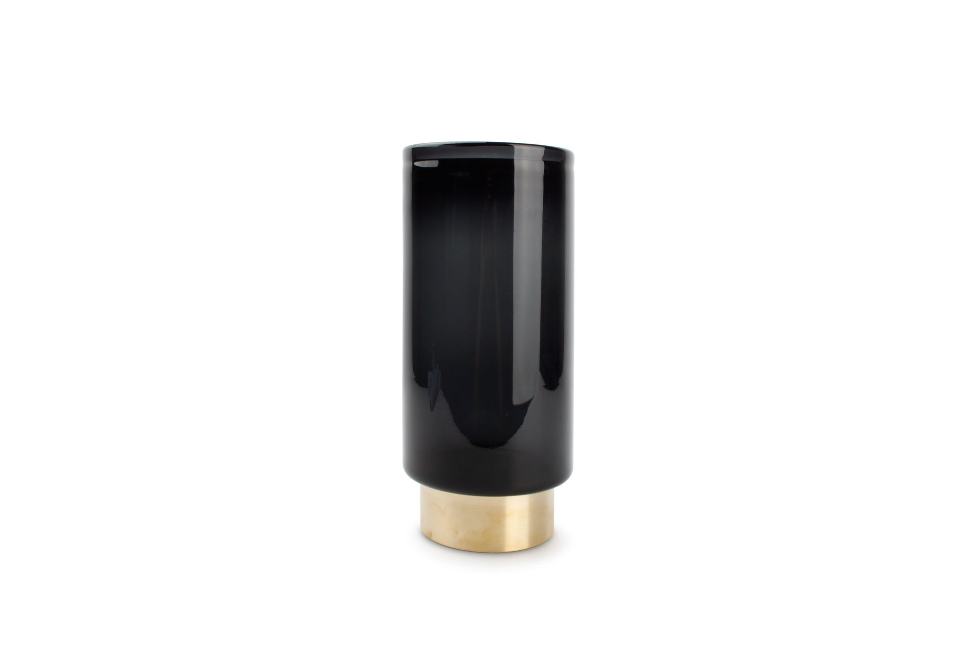 S&P - Vase 11,5xh27,5cm Noir Manon