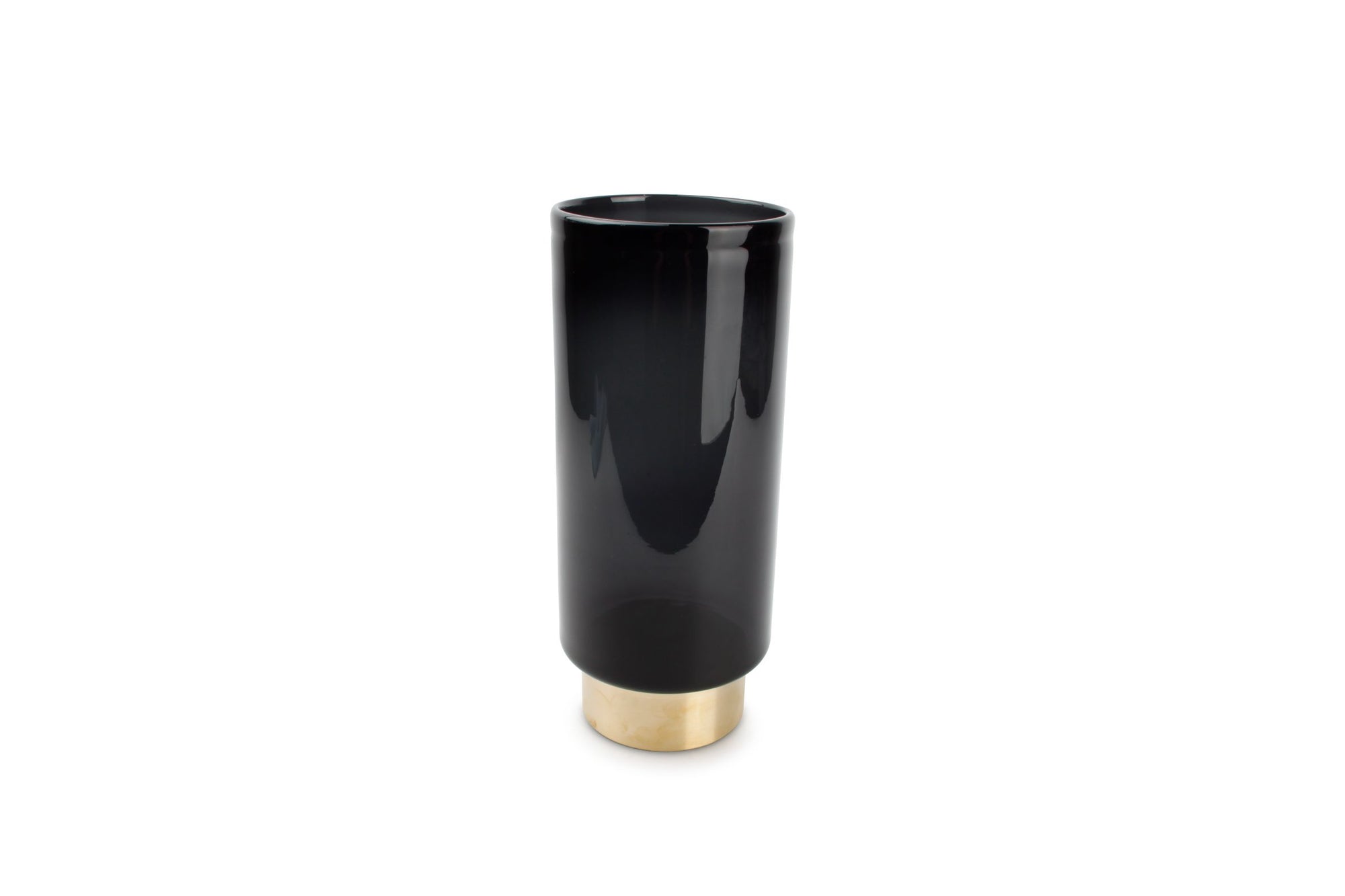 S&P - Vase 11,5xh27,5cm Noir Manon