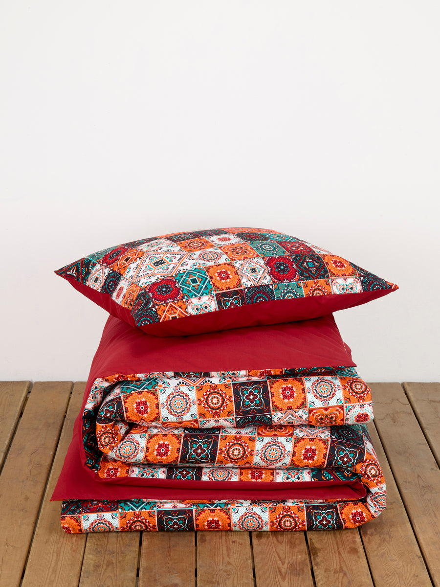 Smart Collection - Ankara Red Dahlia