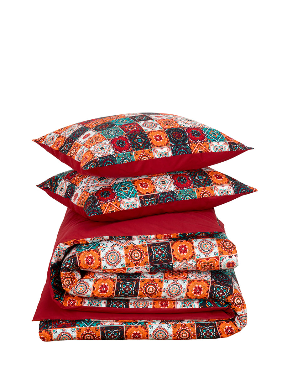 Smart Collection - Ankara Red Dahlia