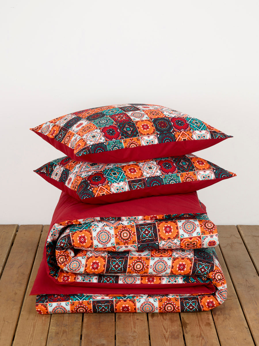 Smart Collection - Ankara Red Dahlia