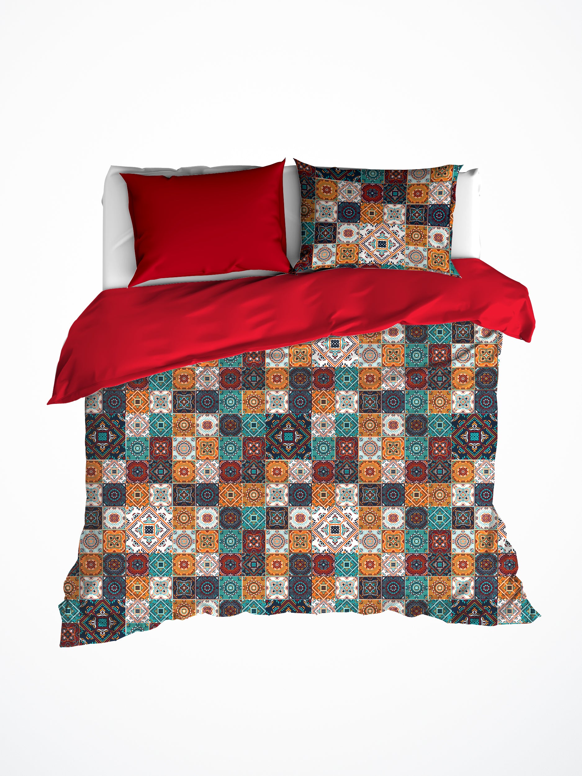 Smart Collection - Ankara Red Dahlia