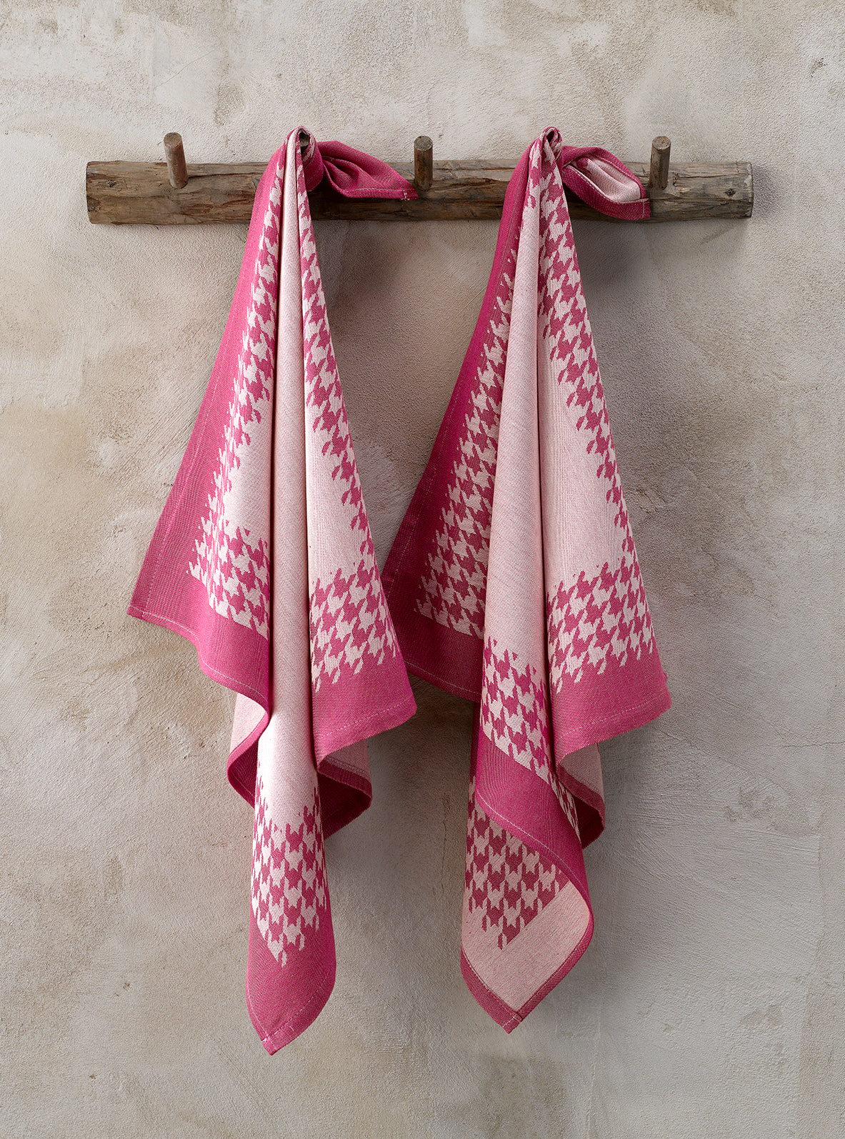 Luxury Collection - Pied De Poule Fuchsia